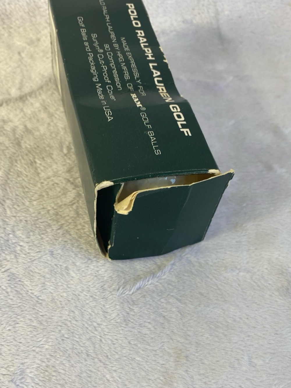 VTG Polo Ralph Lauren Golf Balls HPG of RAM-90 Compression Cut Proof Cover New - Picture 5 of 8